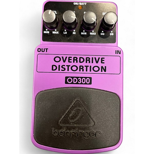 Used Behringer OD300 Overdrive/Distortion Effect Pedal