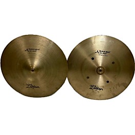 Used Zildjian 14in Quick Beat Hi Hat Pair Cymbal