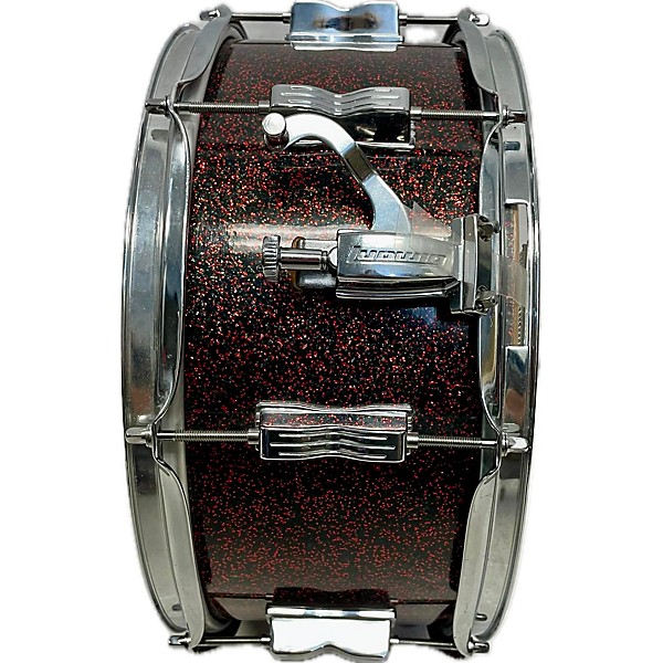 Used Ludwig Used Ludwig 14X6 CLUBDATE SNARE Drum CANDY RED SPARKLE