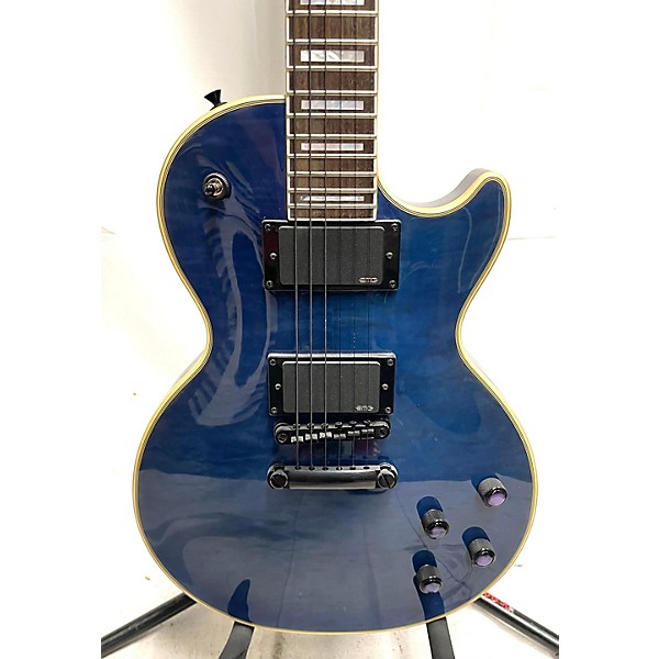 Used Epiphone Used Epiphone Prophecy Les Paul Custom Plus Blue Solid Body Electric Guitar