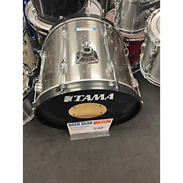 Used TAMA Used TAMA 5 piece Rockstar Metallic Silver Drum Kit