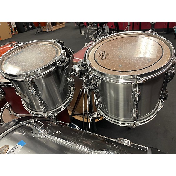 Used TAMA Used TAMA 5 piece Rockstar Metallic Silver Drum Kit