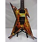 Used Dean Used Dean Razorback Explosion Left-Handed Orange Flame Electric Guitar