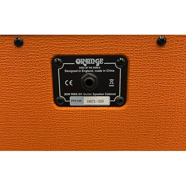 Used Orange Amplifiers Used Orange Amplifiers PPC108 Micro Terror 1X8 Guitar Cabinet