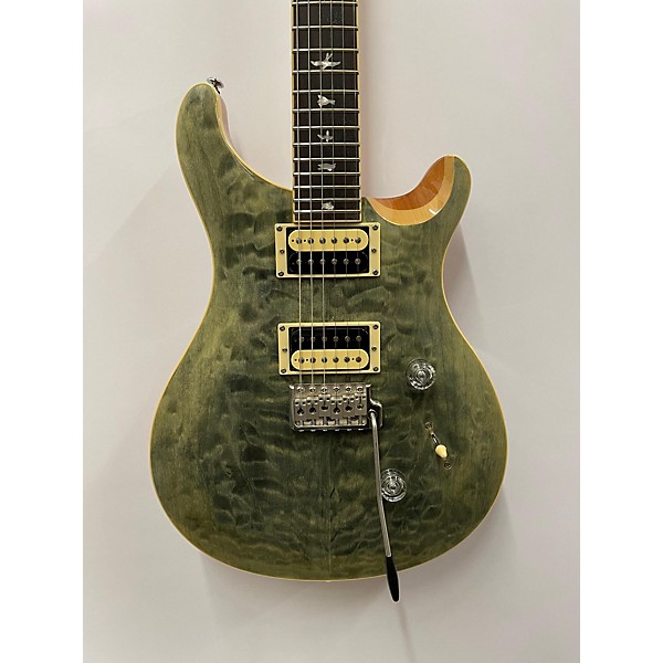 Used PRS Used PRS CM4 SE Custom 24 Trampas Green Solid Body Electric Guitar