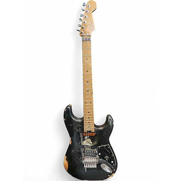 Used EVH RELIC FRANKENSTEIN Black Solid Body Electric Guitar,Specials : American Fashion Style Bags On Sale