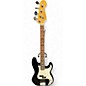 Used Fender Used 2008 Fender American Standard Precision Bass Black And White Electric Bass Guitar thumbnail