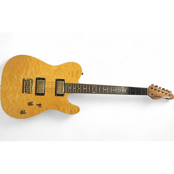 Used Schecter Guitar Research Diamond Series PT Natural Solid Body Electric Guitar