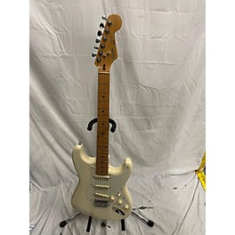 Used Eden Used Squier MIJ Stratocaster White Solid Body Electric Guitar