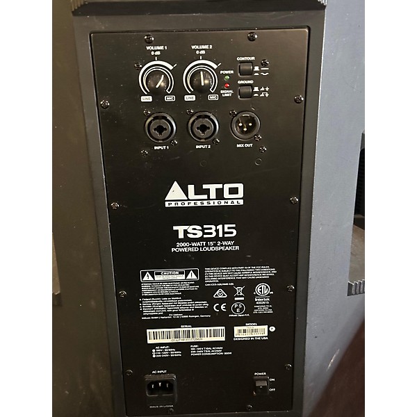 Used Alto Used Alto Ts315 Powered Speaker