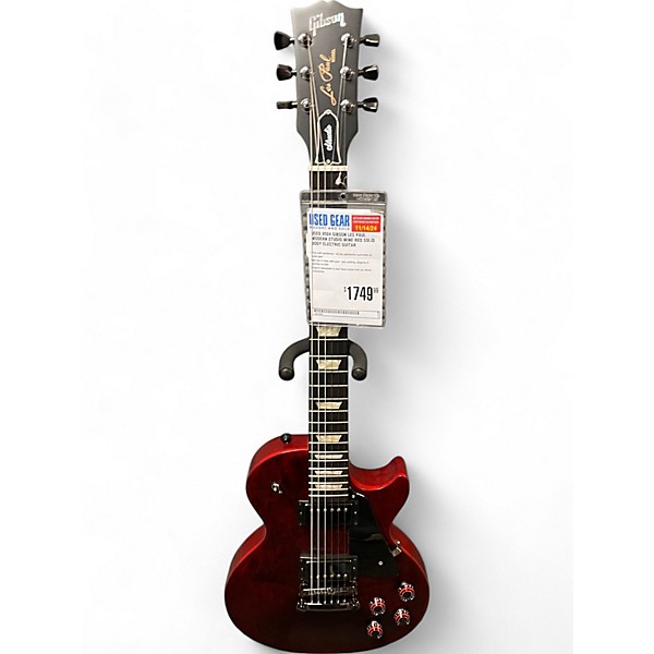 Used 2024 Gibson Les Paul Modern Studio Wine Red Solid Body Electric Guitar