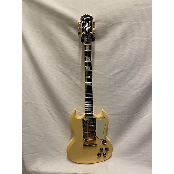 Used Epiphone Used Epiphone SG LES PUAL CUSTOM G400 Cream Solid Body Electric Guitar