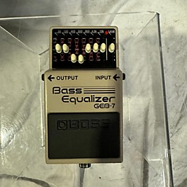 Used BOSS GEB7 7 Band Bass Equalizer Bass Effect Pedal