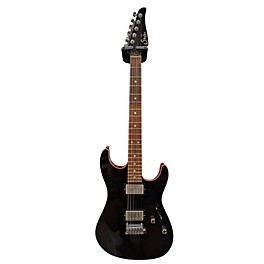 Used Eden Used 2024 Suhr Pete Thorn SS Standard Black W/Cherry Back Solid Body Electric Guitar