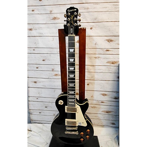 Used Epiphone Used Epiphone Les Paul Standard Black Solid Body Electric Guitar