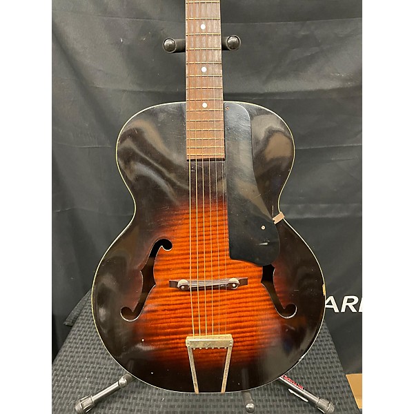 Vintage Gb Walters Vintage 1940s GB Walters Archtop 2 Color Sunburst Acoustic Guitar