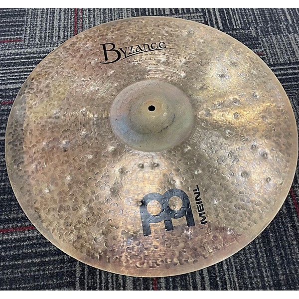 Used MEINL 22in Byzance Dark Raw Bell Ride Cymbal