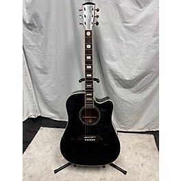 Used Alvarez Used Alvarez AD4104C Black Acoustic Electric Guitar