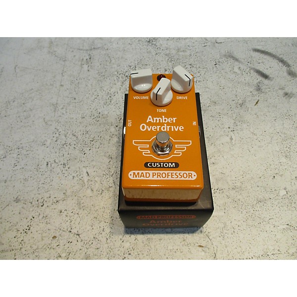 Used Mad Professor Used Mad Professor Amber Overdrive Custom Effect Pedal