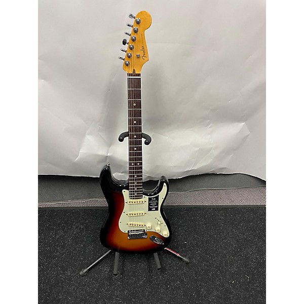 Used Fender Used 2022 Fender American Ultra Stratocaster Ultraburst Solid Body Electric Guitar