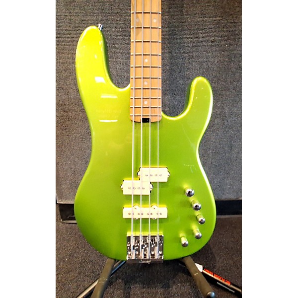 Used Charvel Used Charvel PRO-MOD SAN DIMAS PJ IV LIME GREEN METALLIC Electric Bass Guitar