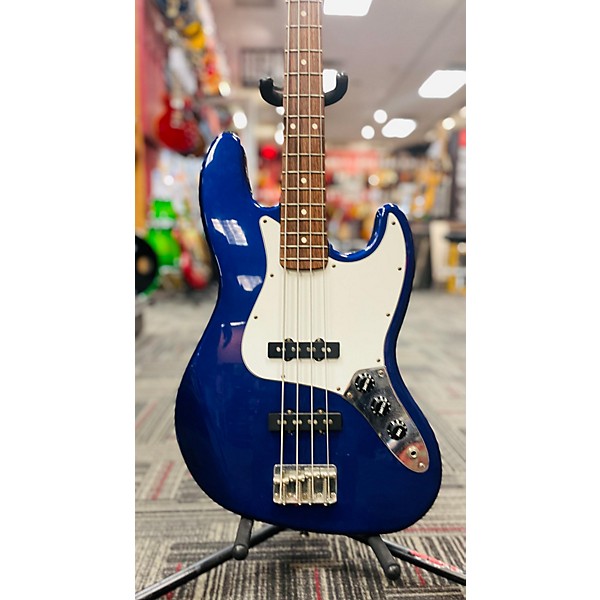 Used Used Fender Standard Jazz Bass Midnight Blue Electric Bass Guitar