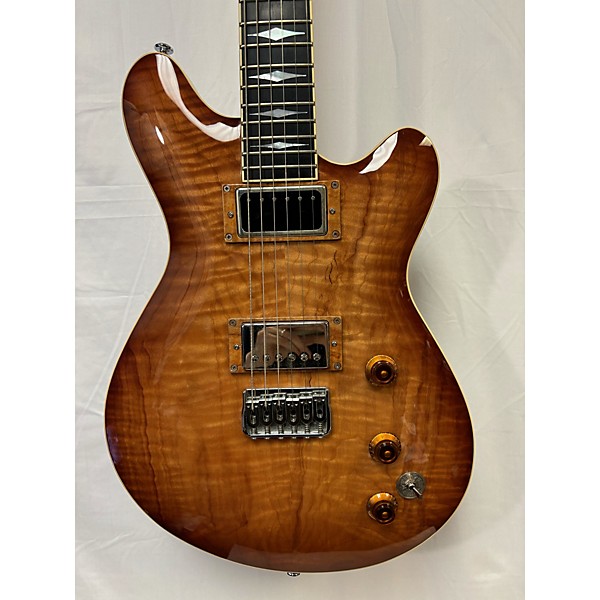 Used Sweetwood Guitars Used Sweetwood Guitars Comet Custom Natural Burst Solid Body Electric Guitar