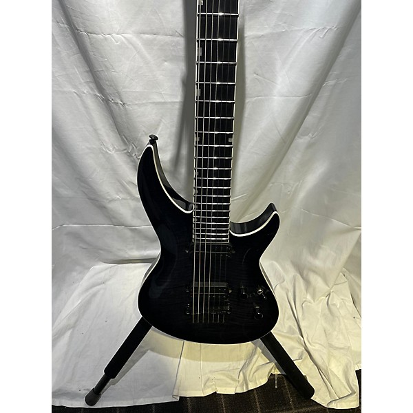 Used ESP Used ESP H3-1007b BLACK BURST Baritone Guitars