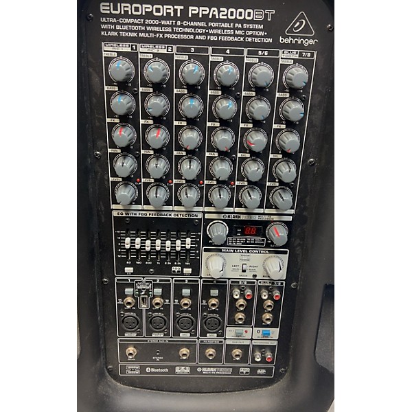 Used Behringer EURO PORT PPA 200 BT Unpowered Speaker