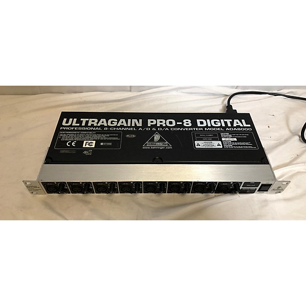 Used Behringer ADA8000 Ultragain Pro 8 Audio Converter