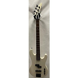 Used Eden Used Epiphone Power Bass White Electric Bass Guitar