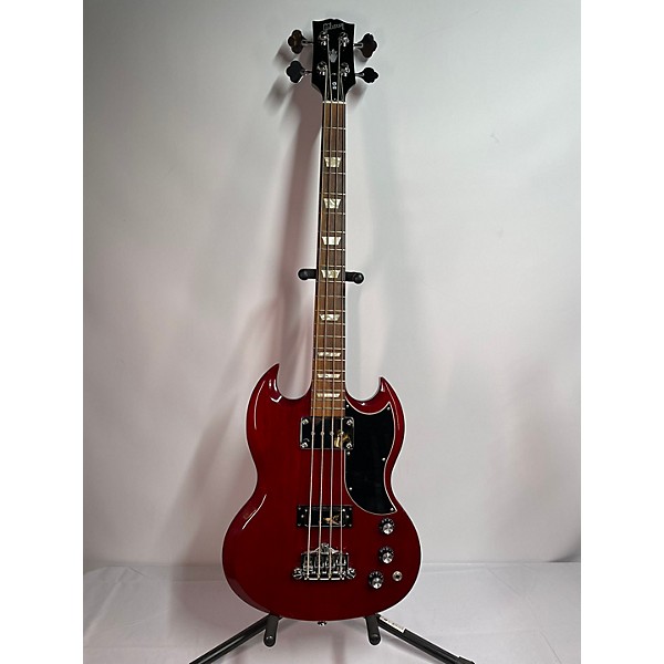 Used Gibson Used 2010 Gibson SG Bass Heritage Cherry Electric Bass Guitar