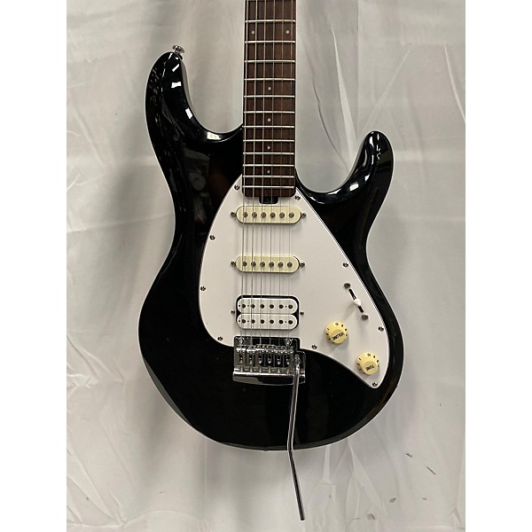 Used Sterling by Music Man Used Sterling By Music Man Sub Silo 3 Black Solid Body Electric Guitar