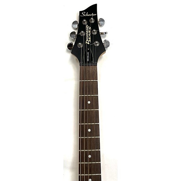 Used Schecter Guitar Research Used Schecter Guitar Research 006 Deluxe Black Solid Body Electric Guitar