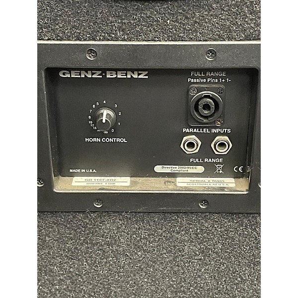 Used Genz Benz Used Genz Benz GB115T-XB2 Bass Cabinet