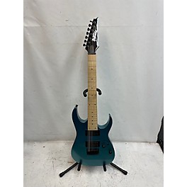 Used Ibanez Used Ibanez GRG7221M Metallic Teal Solid Body Electric Guitar