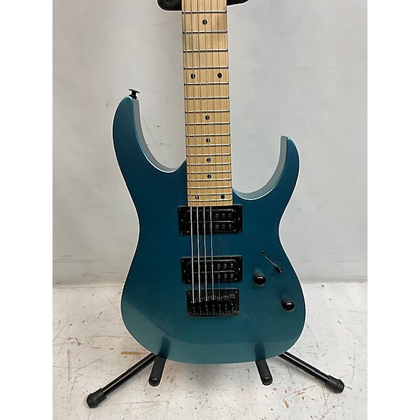 Used Ibanez Used Ibanez GRG7221M Metallic Teal Solid Body Electric Guitar