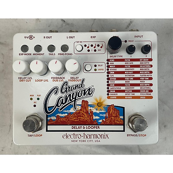 Used Used Electro-Harmonix Grand Canyon Delay And Looper Effect Pedal