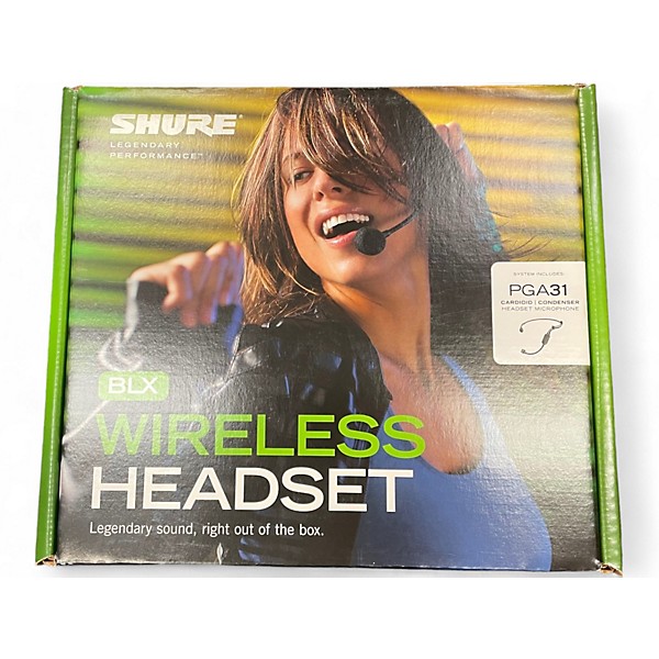 Used Shure Used Shure BLX14 WIRELESS HEADSET Headset Wireless System