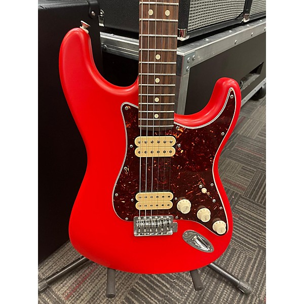 Used Fender Used Fender Stratocaster Satin Fiesta Red Solid Body Electric Guitar