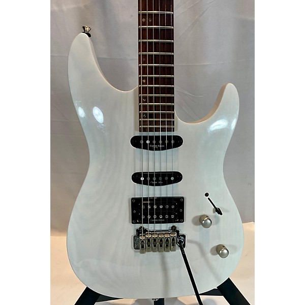 Used Laguna Used Laguna LE422 Trans White Solid Body Electric Guitar