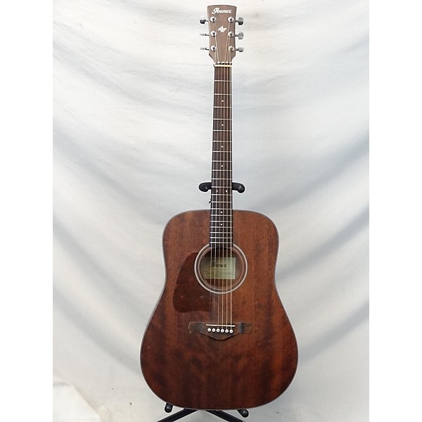 Used Ibanez AW54 Brown Acoustic Guitar