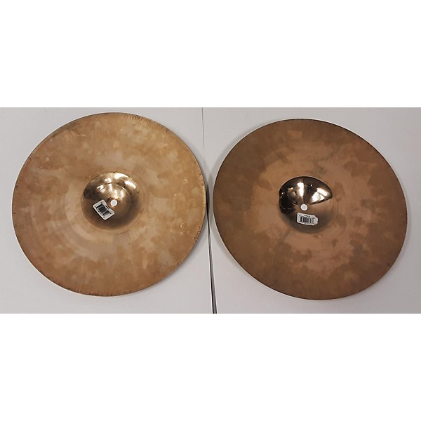 Used Zildjian 14in A Custom Hi Hat Pair Cymbal