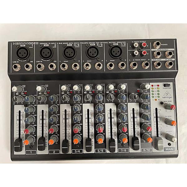 Used Behringer Xenyx 1002B 5-Channel Unpowered Mixer