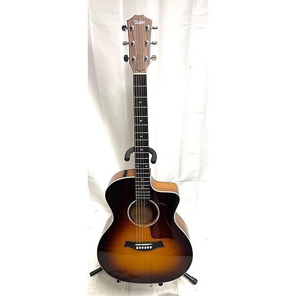 Used Taylor Used Taylor 214CE Deluxe Sunburst Acoustic Electric Guitar