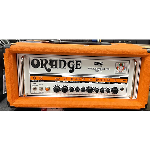 Used Orange Amplifiers Rockerverb 100H MKII Tube Guitar Amp Head