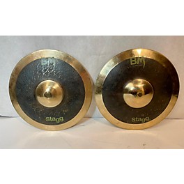 Used Stagg 10in BM Rock Hi Hat Pair Cymbal