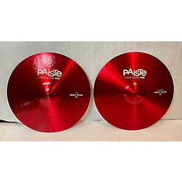 Used Paiste Used Paiste 15in Color Sound Heavy Hi Hat Pair Cymbal