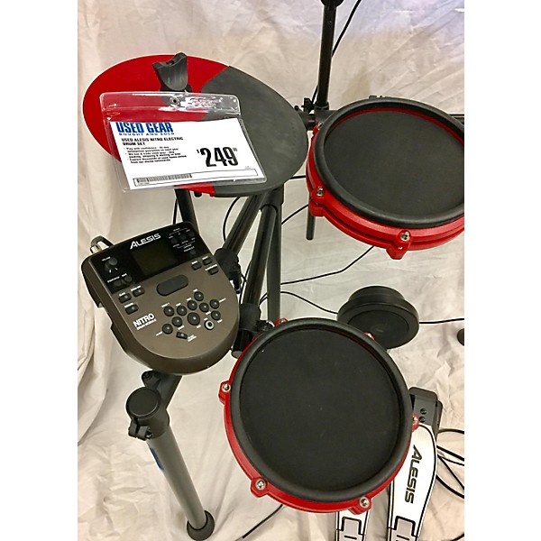 Used Alesis Nitro Electric Drum Set