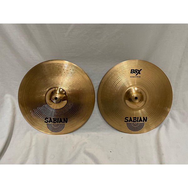 Used SABIAN Used SABIAN 14in B8 Hi Hat Pair Cymbal